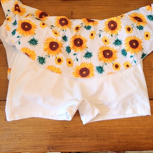 Summer Mae Women's Floral Swim Dress Tummy Control One Piece Swimsuit XXL NWT - Picture 7 of 10